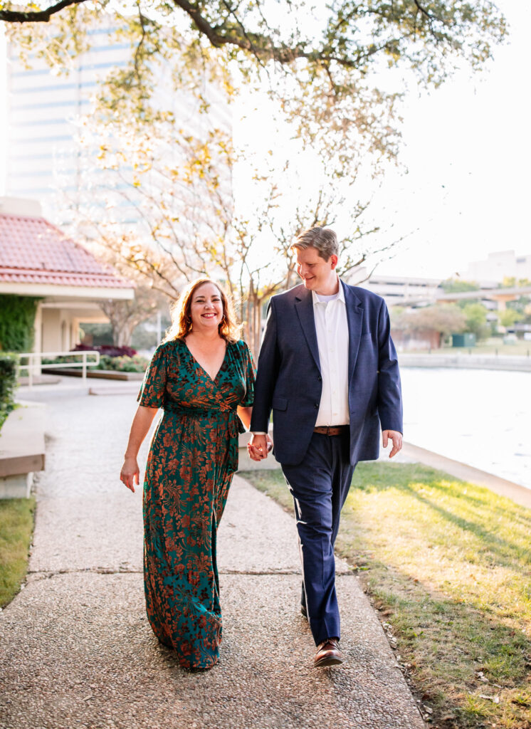Mandalay Canal, Irving Texas Dallas Fort Worth colorful engagement photographer
