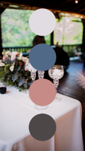 create a wedding color palette