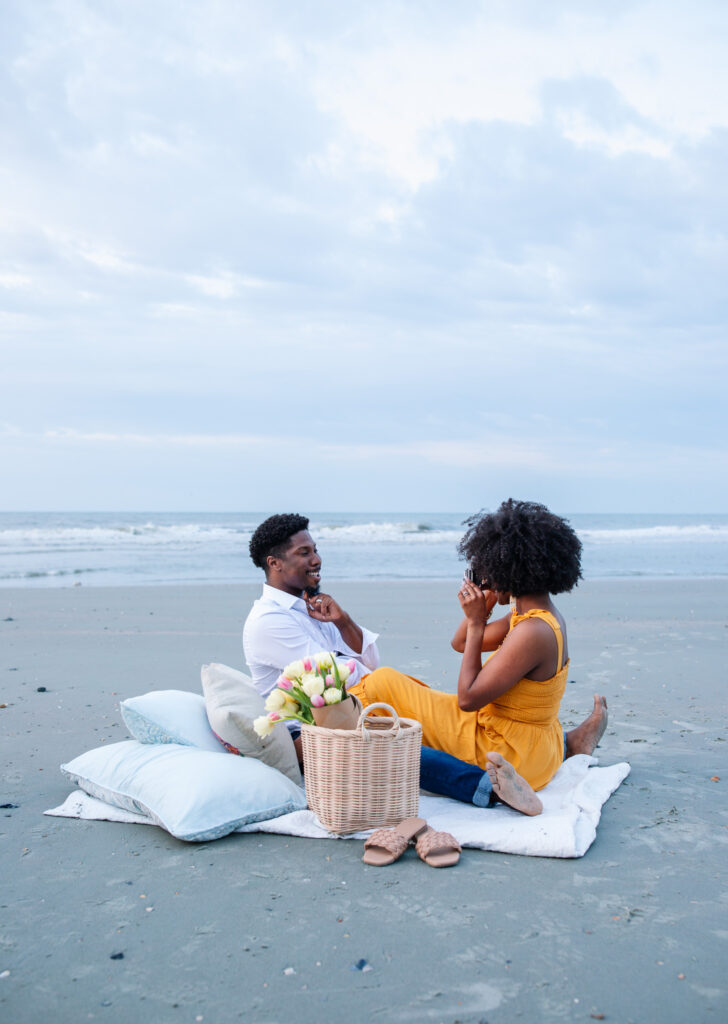 Folly Beach South Carolina, engagement session, couples session, DFW engagement photographer
