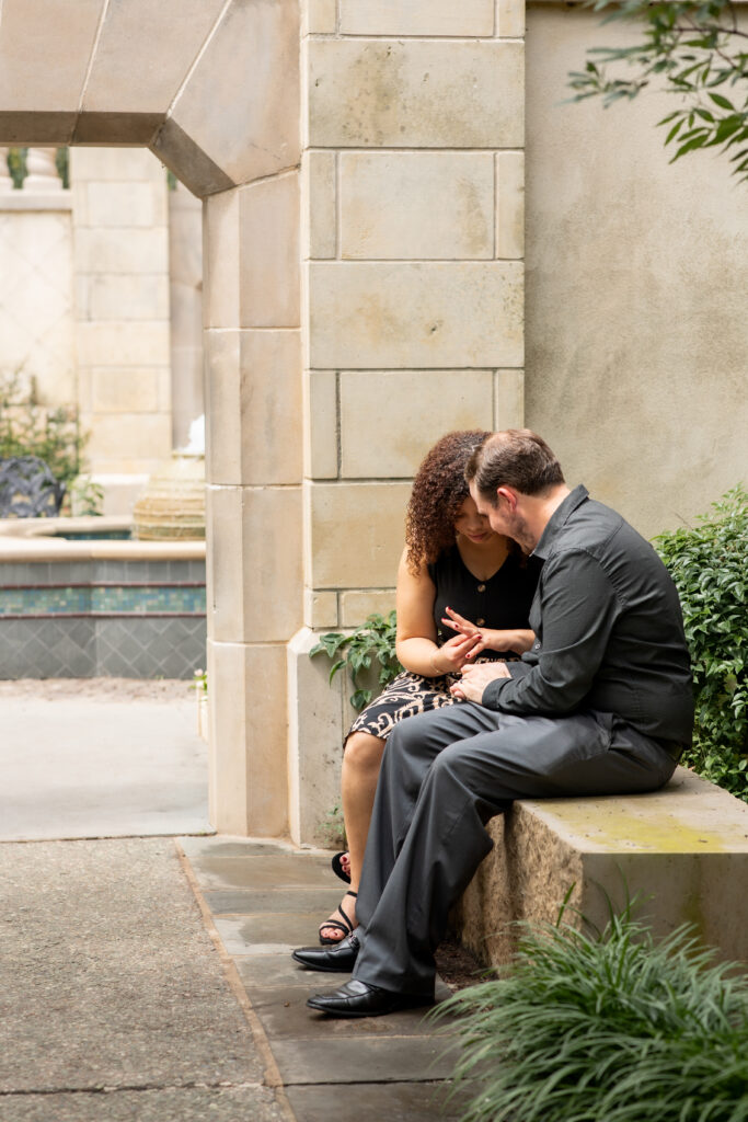 proposal at dallas arboretum