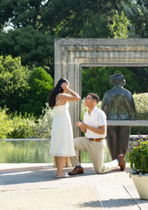 proposal at dallas arboretum